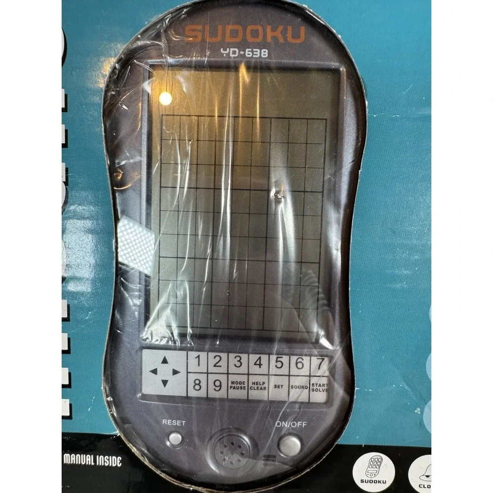 Electronic Handheld Sudoku Game YD-638‎ Touch Screen New in Box Puzzle